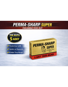 Perma-Sharp Super Stainless Steel Razor 5 in 1 Box