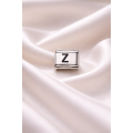 Nomination Bracelet Compatible Letter Z Charm – Stainless Steel Letter Module – Personalized Bracelet Accessory