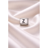 Nomination Bracelet Compatible Letter Z Charm – Stainless Steel Letter Module – Personalized Bracelet Accessory