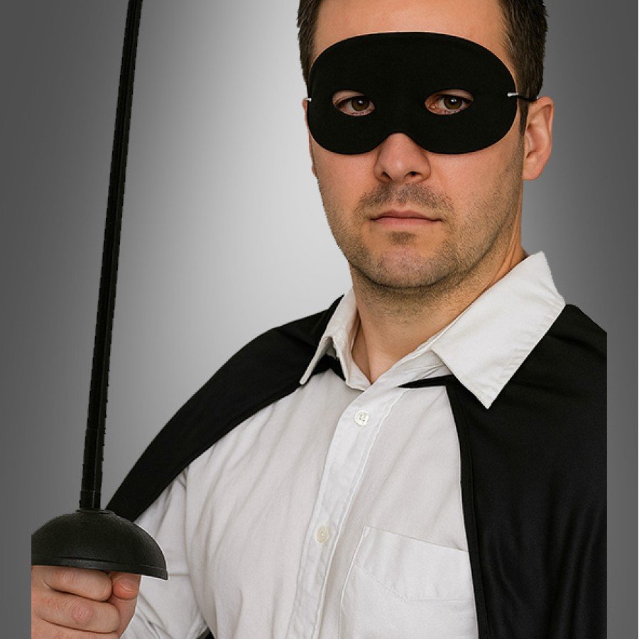 Zorro Costume Plastic Accessory Set – Mask and Sword (67 cm)