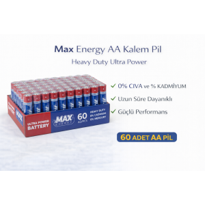 Max Energy AA Pen Battery 1.5V R6 Heavy Duty Ultra Power 4 Pack of 15