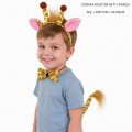 Giraffe Costume Accessory Set 3-Piece - Crown Bow Tie Tail Giraffe Costume Accessory Set 3-Piece - Crown Bow Tie Tail